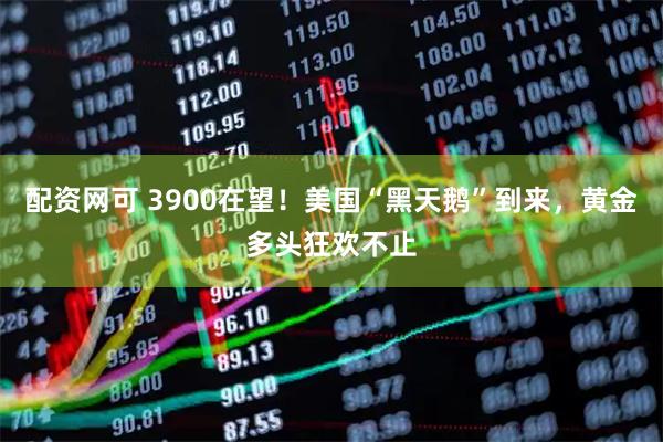 配资网可 3900在望！美国“黑天鹅”到来，黄金多头狂欢不止